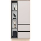 Шкаф пенал в гостиную «Лакки 5.1», 720×320×1500 мм, цвет туя светлая/кашемир - Фото 4