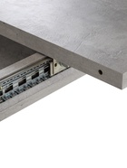 Стол кухонный раскладной «Аврора»,1200(1600)×750×755 мм, цвет цемент светлый/белый - Фото 6