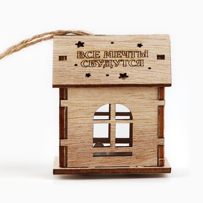 Ёлочная игрушка «Новый год: Загадай желание», 6×4.5 см