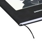 Дневник универсальный для 1-11 классов "Аниме", твёрдая обложка из искусственной кожи, аппликация, ляссе, 48 листов, чёрный - фото 24558706