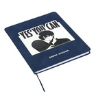 Дневник универсальный для 1-11 классов "Аниме", твёрдая обложка из искусственной кожи, аппликация, ляссе, 48 листов, синий - фото 24558735