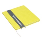 Дневник универсальный для 1-11 классов "Лента", твёрдая обложка из искусственной кожи, аппликация, шелкография, ляссе, 48 листов, жёлтый - фото 24570987