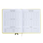 Дневник универсальный для 1-11 классов "Лента", твёрдая обложка из искусственной кожи, аппликация, шелкография, ляссе, 48 листов, жёлтый - фото 24570991