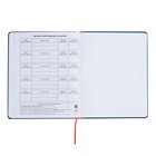 Дневник универсальный для 1-11 классов "Отличник", твёрдая обложка из искусственной кожи, шелкография, ляссе, 48 листов, синий - фото 24558941