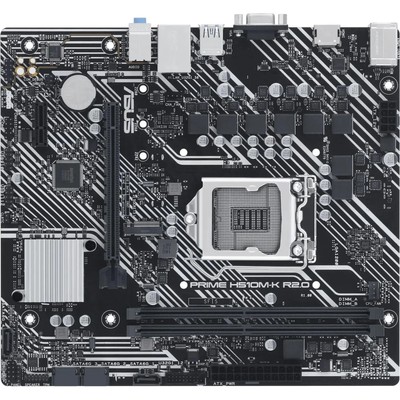 Материнская плата Asus Prime H510M-K R2.0, LGA 1200, H510, 2xDDR4, VGA, HDMI, mATX
