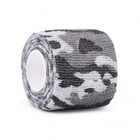 Камуфляжная лента для оружия и снаряжения, 4.5 м × 5 см, серая - Фото 1