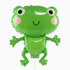 Воздушный шар фольгированный 14" «Лягушонок», фигура, для палочки - Фото 3