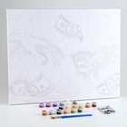 Картина по номерам на холсте с подрамником «Искусство», 40×50 см - Фото 2