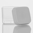 Банка для хранения с вакуумной крышкой Доляна, 500 мл, 9.5×10 см, пластик, прозрачная - Фото 4