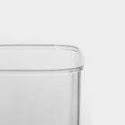 Банка для сыпучих продуктов с вакуумной крышкой Доляна, 500 мл, 9,5×9,5×10 см, цвет белый - фото 12097502