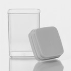 Банка для хранения с вакуумной крышкой Доляна, 900 мл, 9.5×15 см, пластик, прозрачная - Фото 4