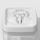 Банка для хранения с вакуумной крышкой Доляна, 1.3 л, 9.5×20 см, пластик, прозрачная - Фото 7