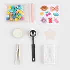 Набор для создания акриловых брелоков с наклейками и фигуркой из сургуча - Фото 3