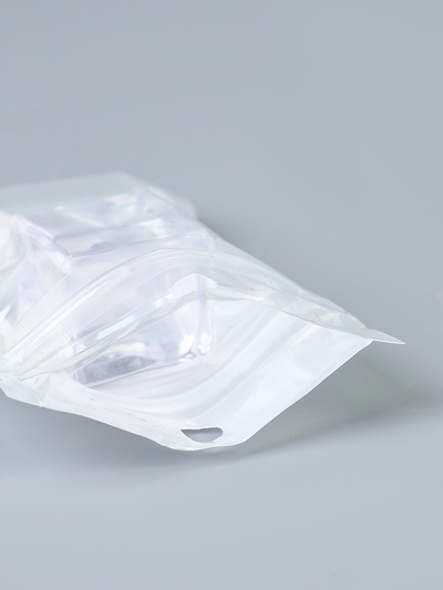 Пакет Zip - lock ПП, белый, со сплошным окном, плоский, еврослот,6×10 см
