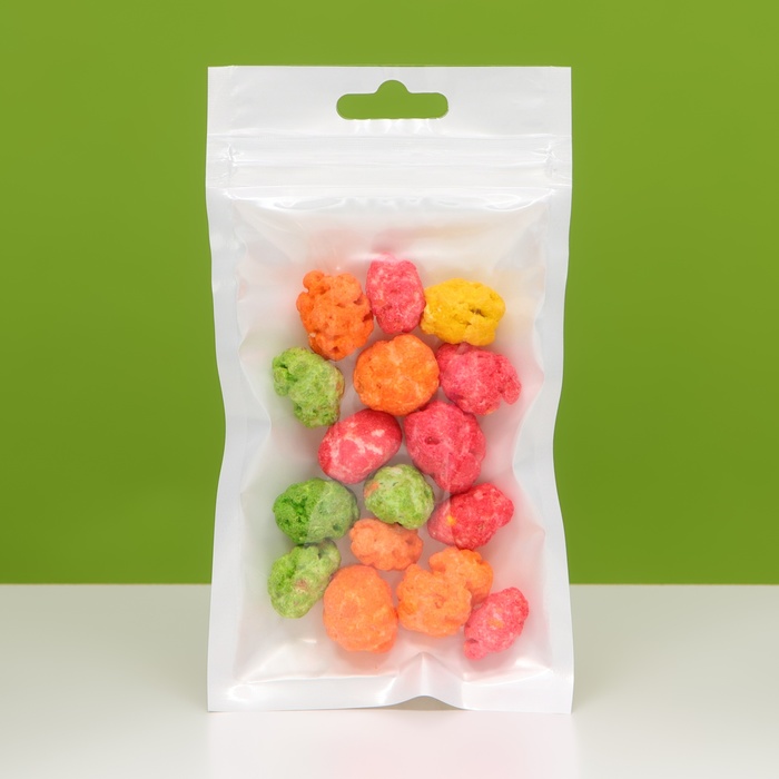 

Пакет Zip-lock ПП, белый, со сплошным окном, плоский, еврослот ,8 х 14см