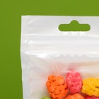 Пакет Zip-lock ПП, белый, со сплошным окном, плоский, еврослот ,8 х 14см (50 шт) - фото 809302011