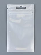 Пакет Zip-lock ПП, белый, со сплошным окном, плоский, еврослот,8×14 см  (артикул 10323389)  большой выбор товаров оптом и в розницу по низким ценам с доставкой