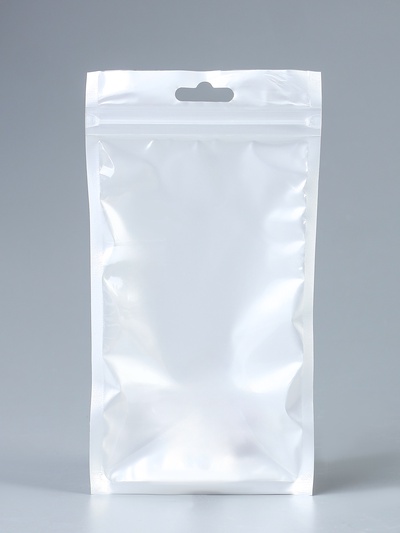Пакет Zip-lock ПП, белый, со сплошным окном, плоский, еврослот,10×18 см