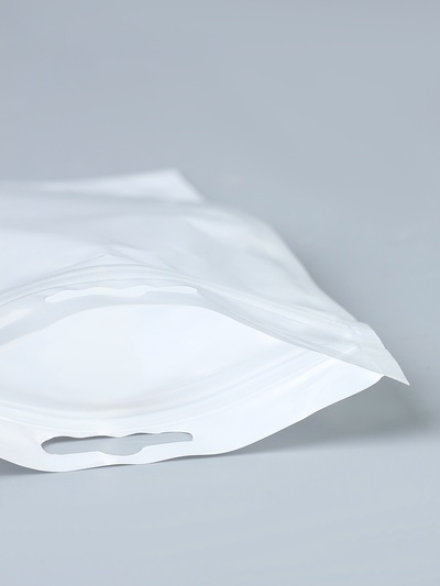 Пакет Zip-lock ПП, белый, со сплошным окном, плоский, еврослот,10×18 см
