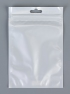 Пакет Zip-lock ПП, белый, со сплошным окном, плоский, еврослот,11×16 см  (артикул 10323393)  большой выбор товаров оптом и в розницу по низким ценам с доставкой