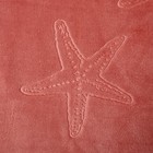 Плед Корал Морские звезды 150х200см, велсофт 270г/м, пэ100% - фото 24531070