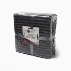 Плед Полоса 150х200см, лавовый дым, велсофт 270г/м, пэ100% - фото 24638790