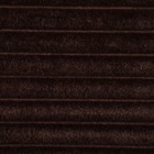 Плед Полоса 150х200см, горячий шоколад, велсофт 270г/м, пэ100% - фото 24531076