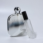 Флакон для парфюма «Прозрачный узор», с распылителем, 15 мл, цвет чёрный - фото 12097590