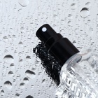 Флакон для парфюма «Прозрачный узор», с распылителем, 15 мл, цвет чёрный - фото 12097584