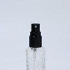 Флакон для парфюма «Прозрачный узор», с распылителем, 15 мл, цвет чёрный - фото 12097588