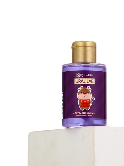 Гель для душа, аромат черничного пирога, 110 мл, URAL LAB