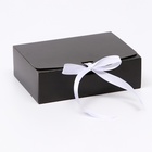 Коробка складная «Чёрная», 16,5 х 12,5 х 5 см - фото 9156338
