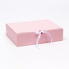 Коробка складная «Розовая», 31 х 24,5 х 9 см - фото 321755049