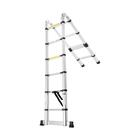 Стремянка-лестница телескопическая ТУНДРА, раскладная, алюминиевая, 1.9×1.9 м - Фото 3