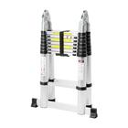 Стремянка-лестница телескопическая ТУНДРА, раскладная, алюминиевая, 2.5×2.5 м - Фото 5