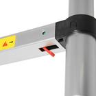 Лестница телескопическая ТУНДРА, алюминиевая, 9 ступеней, автомат, 2.6 м - Фото 8