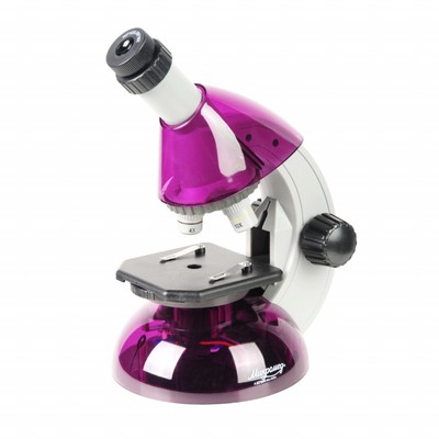 Микроскоп Микромед Атом 40x-640x, цвет аметист