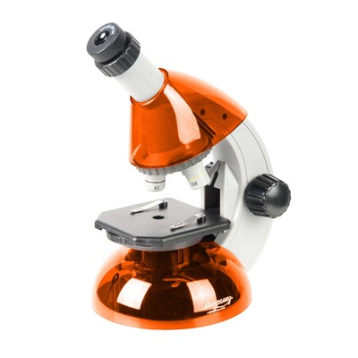 Микроскоп Микромед Атом 40x-640x, цвет апельсин