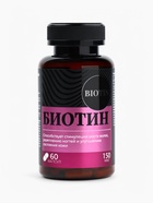 Биотин витамины, стимуляция роста волос, укрепление ногтей и улучшение кожи, 60 капсул - Фото 4