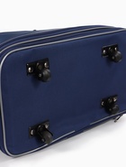 Сумка дорожная 20" на 4 колёсах, отдел на молнии, с увеличением, наружный карман, длинный ремень, синяя - Фото 10