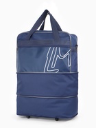 Сумка дорожная 20" на 4 колёсах, отдел на молнии, с увеличением, наружный карман, длинный ремень, синяя - Фото 15