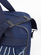 Сумка дорожная 20" на 4 колёсах, отдел на молнии, с увеличением, наружный карман, длинный ремень, синяя - Фото 4