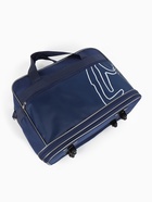 Сумка дорожная 20" на 4 колёсах, отдел на молнии, с увеличением, наружный карман, длинный ремень, синяя - Фото 8