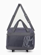 Сумка дорожная 20" на 4 колёсах, отдел на молнии, с увеличением, наружный карман, длинный ремень, серая - Фото 2