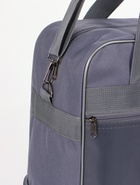 Сумка дорожная 20" на 4 колёсах, отдел на молнии, с увеличением, наружный карман, длинный ремень, серая - Фото 13