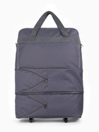 Сумка дорожная 20" на 4 колёсах, отдел на молнии, с увеличением, наружный карман, длинный ремень, серая - Фото 16