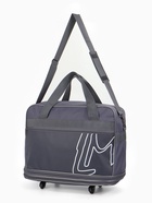 Сумка дорожная 20" на 4 колёсах, отдел на молнии, с увеличением, наружный карман, длинный ремень, серая - Фото 5