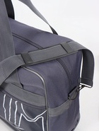 Сумка дорожная 20" на 4 колёсах, отдел на молнии, с увеличением, наружный карман, длинный ремень, серая - Фото 4