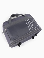 Сумка дорожная 20" на 4 колёсах, отдел на молнии, с увеличением, наружный карман, длинный ремень, серая - Фото 7