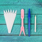 Набор для пикировки: ярлыки садовые для маркировки - 30 шт., корнеудалитель, конус посадочный, пластик, Greengo - Фото 1